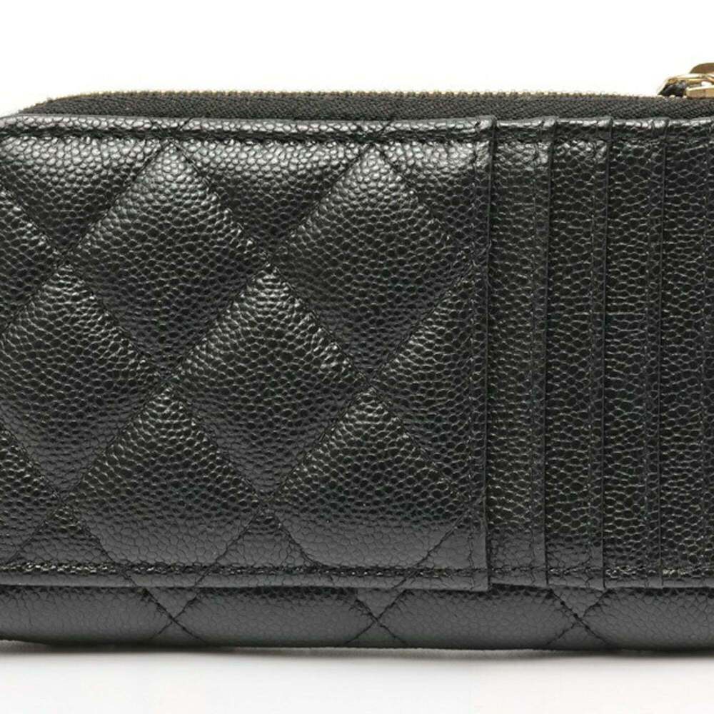 CHANEL Black Caviar Leather Wallet - Picture 2 of 7